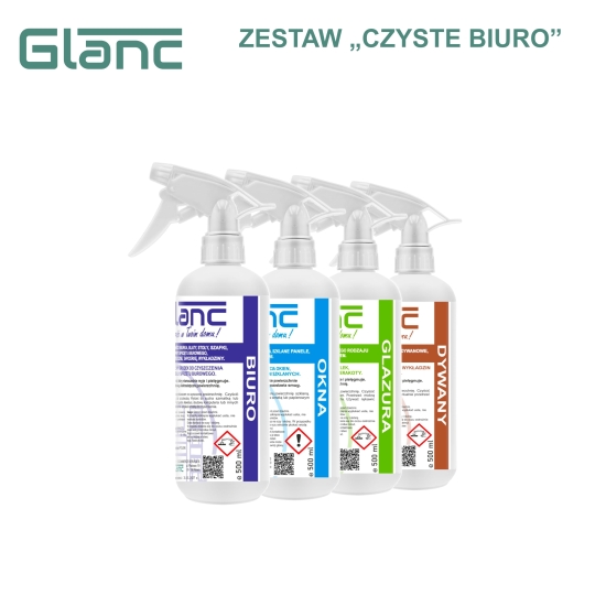 Zestaw Czyste Biuro marki Glanc - 4 produkty
